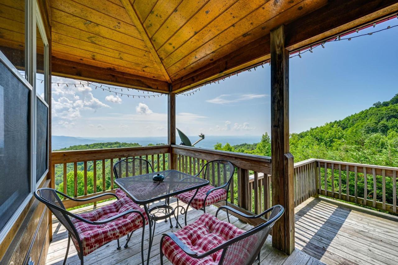 Warm And Cozy Cabin With Deck On Top Of The Blue Ridge Fancy Gap Экстерьер фото